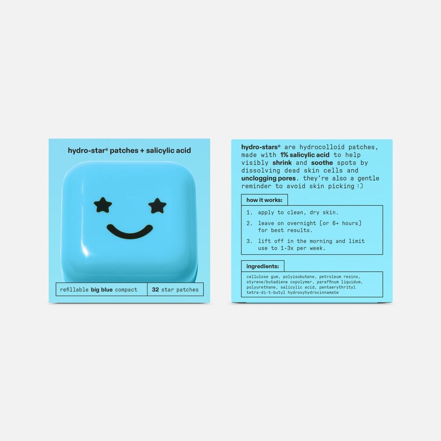 Starface Hydro-Star Salicylic Acid Patches + Big Blue Compact, , large image number 1