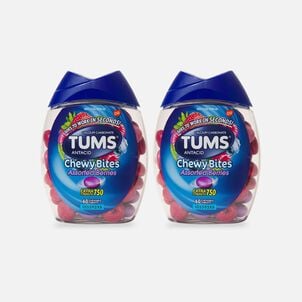 TUMS Ultra Strength Chewy Antacid Tablets, Assorted Berries, 60 ct. (2-Pack)