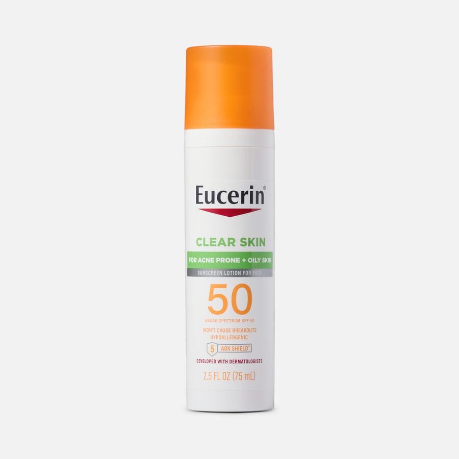 Eucerin Clear Skin SPF 50 Face Lotion, 2.5oz, , large image number 2