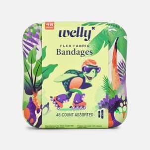Welly Flex Fabric Bandages, Turtle Oasis, 48 ct.