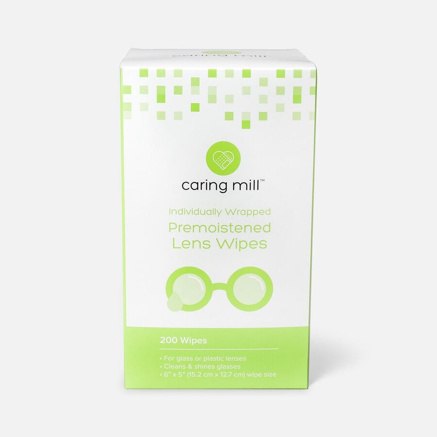 Caring Mill™ Premoistened Lens Wipes, 200 ct., , large image number 0