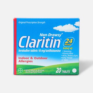 Claritin 24 Hour Non Drowsy Allergy Relief 10 mg Tablets - 20 ct.