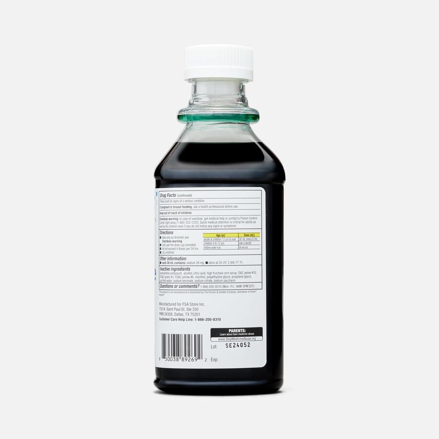 Caring Mill™ Night Time Cold & Flu Relief, Original Menthol Flavor, 12 fl oz., , large image number 2