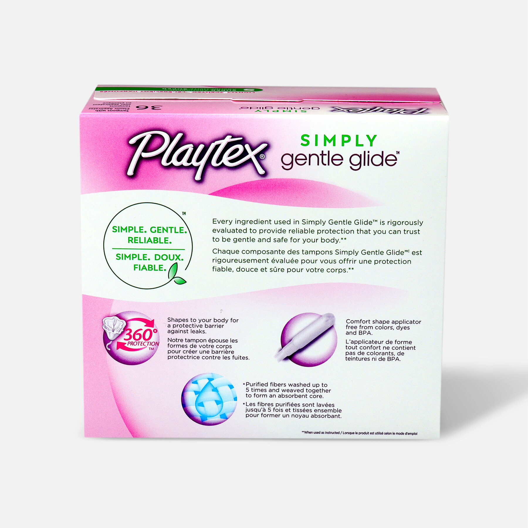 Playtex Gentle Glide Deodorant Regular Tampons