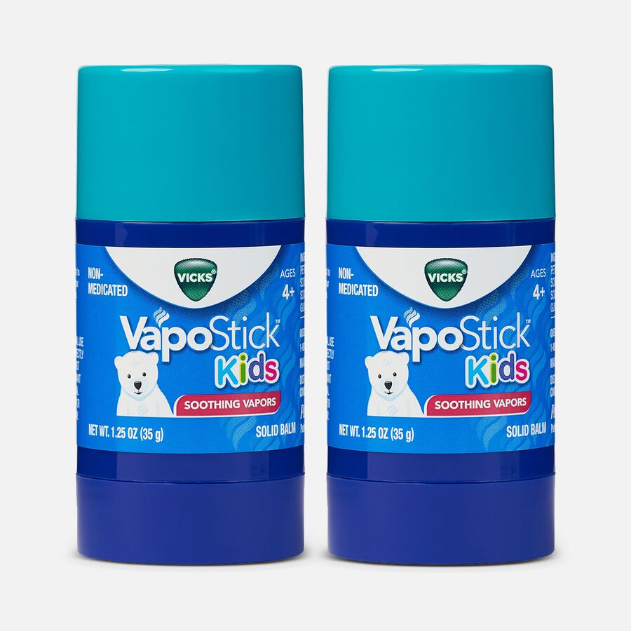 Vicks&reg; VapoStick&trade; Kids Soothing Vapors Balm, 1.25 fl oz. (2-Pack), , large image number 0