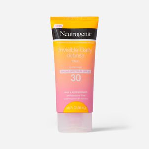 Neutrogena Invisible Daily Defense Sunscreen Lotion, 3 oz.
