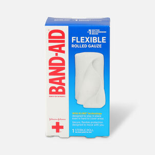 Band Aid First Aid Products Secure Gauze Roll and Wound Care Dressing 3 in x 25 yd