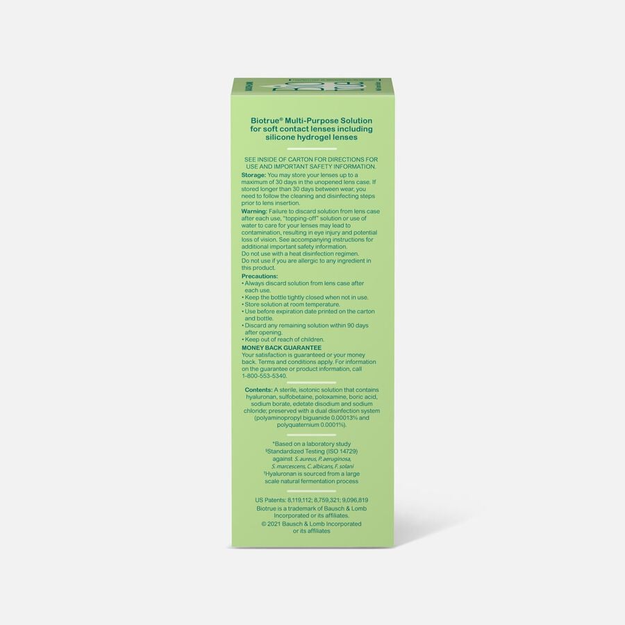 Bausch + Lomb Biotrue Multi-Purpose Contact Lens Solution, 2 fl oz., , large image number 2