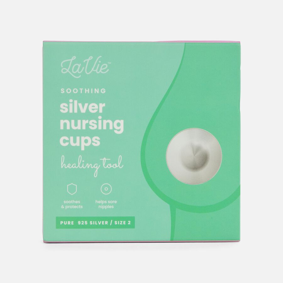 LaVie Silver Nursing Cups Set, , large image number 1