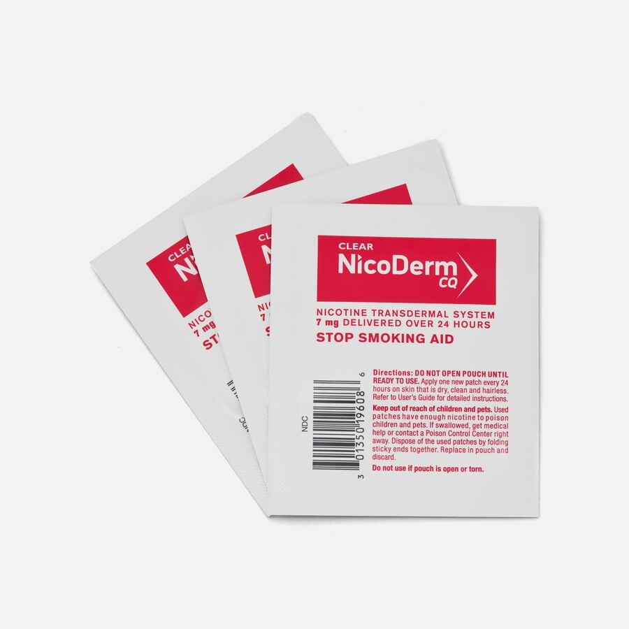 NicoDerm CQ Step 3 Clear Nicotine Patches, 7mg, 14 ct., , large image number 2