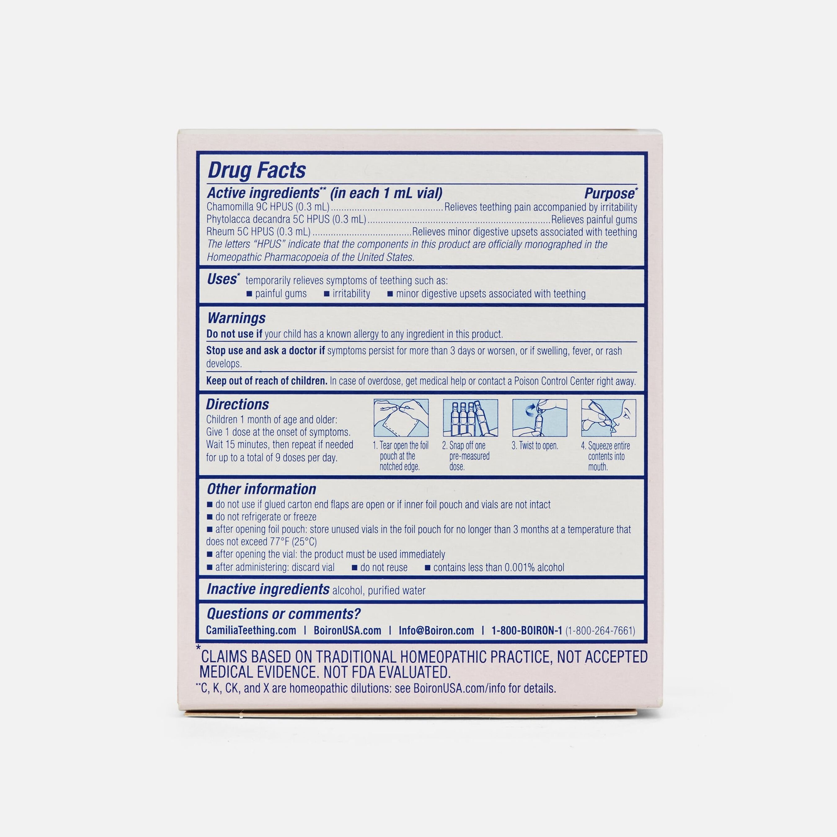 FSA Eligible Camilia Liquid Dose Teething Relief, 30 ct. FSA Store