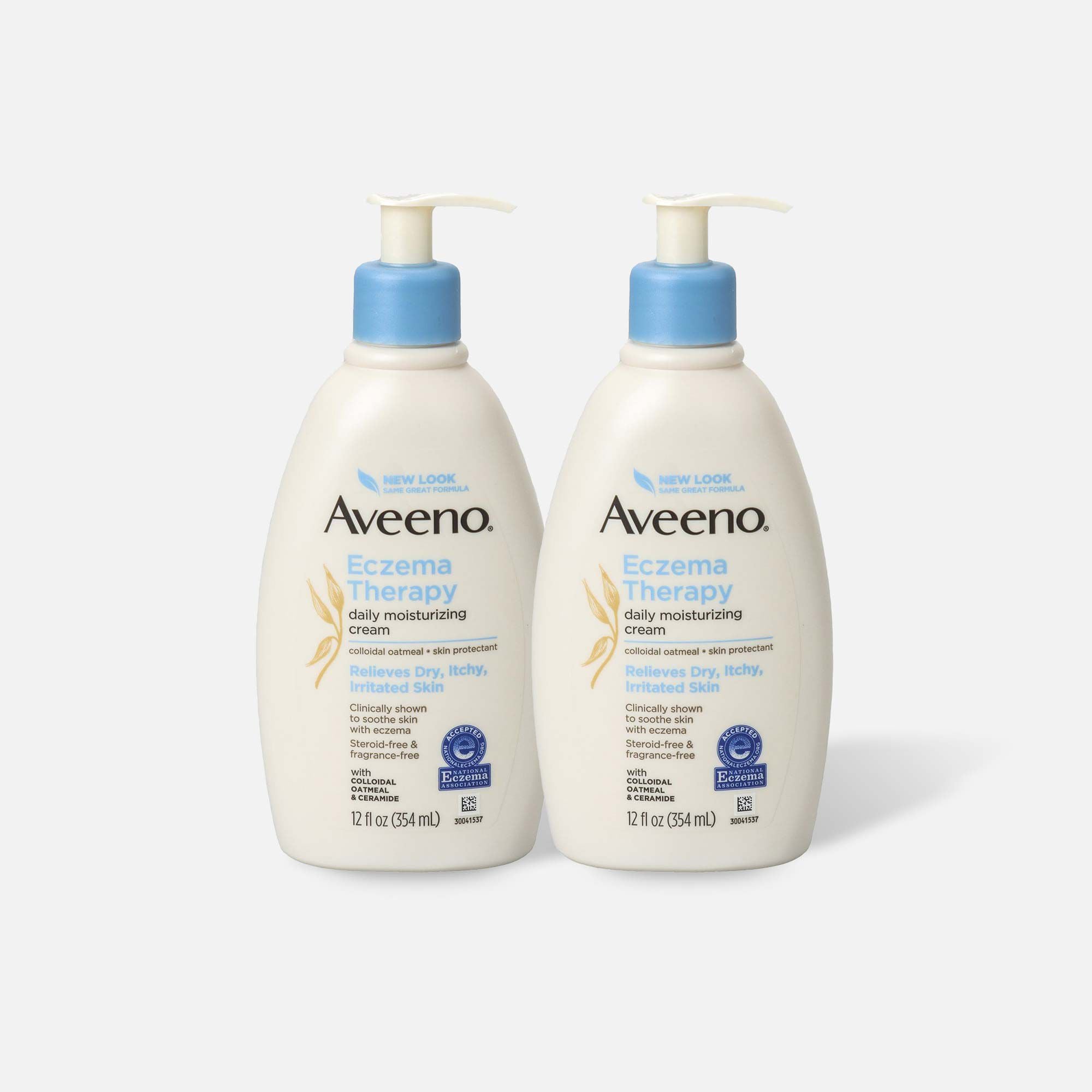 Aveeno Eczema Therapy Daily Moisturizing Cream, 12 oz. (2-Pack) by