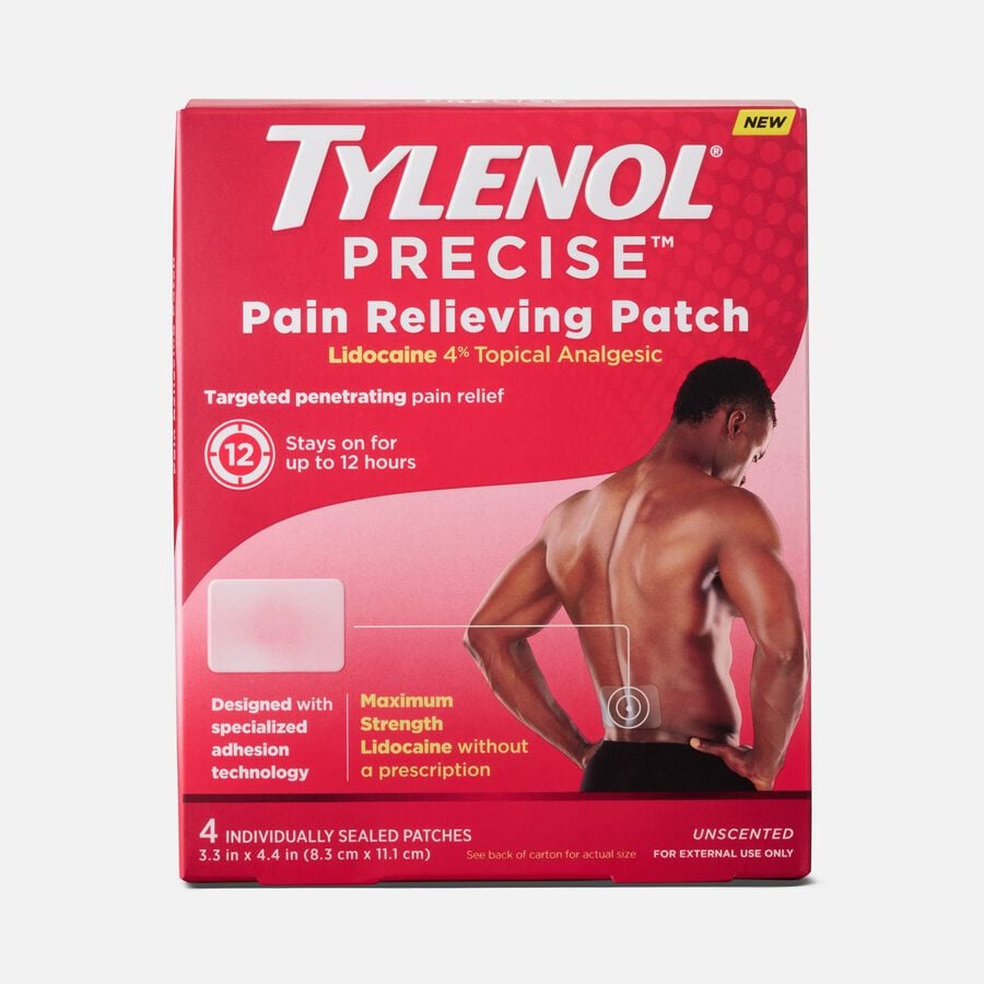 TYLENOL&reg; PRECISE&reg; Pain Relieving Patches, Large, 4 ct., , large image number 0