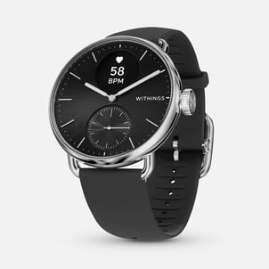 Withings ScanWatch 2 Smart Wearable Health Tracker, Black, 38mm