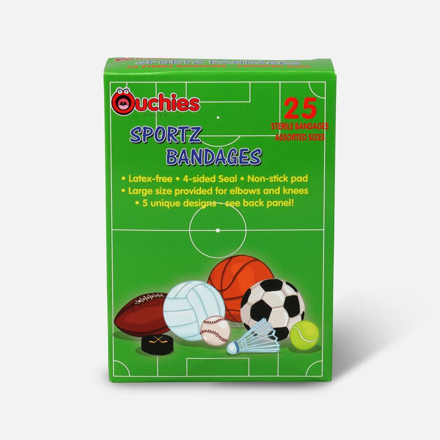 Ouchies Sportz Bandages for Kids, 25 ct., , large image number 0