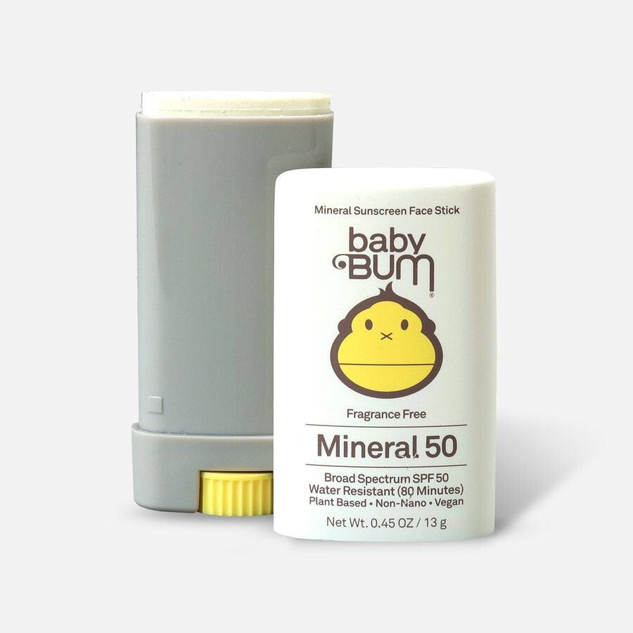 Baby Bum SPF 50 Mineral Sunscreen Face Stick, .45 oz., , large image number 0