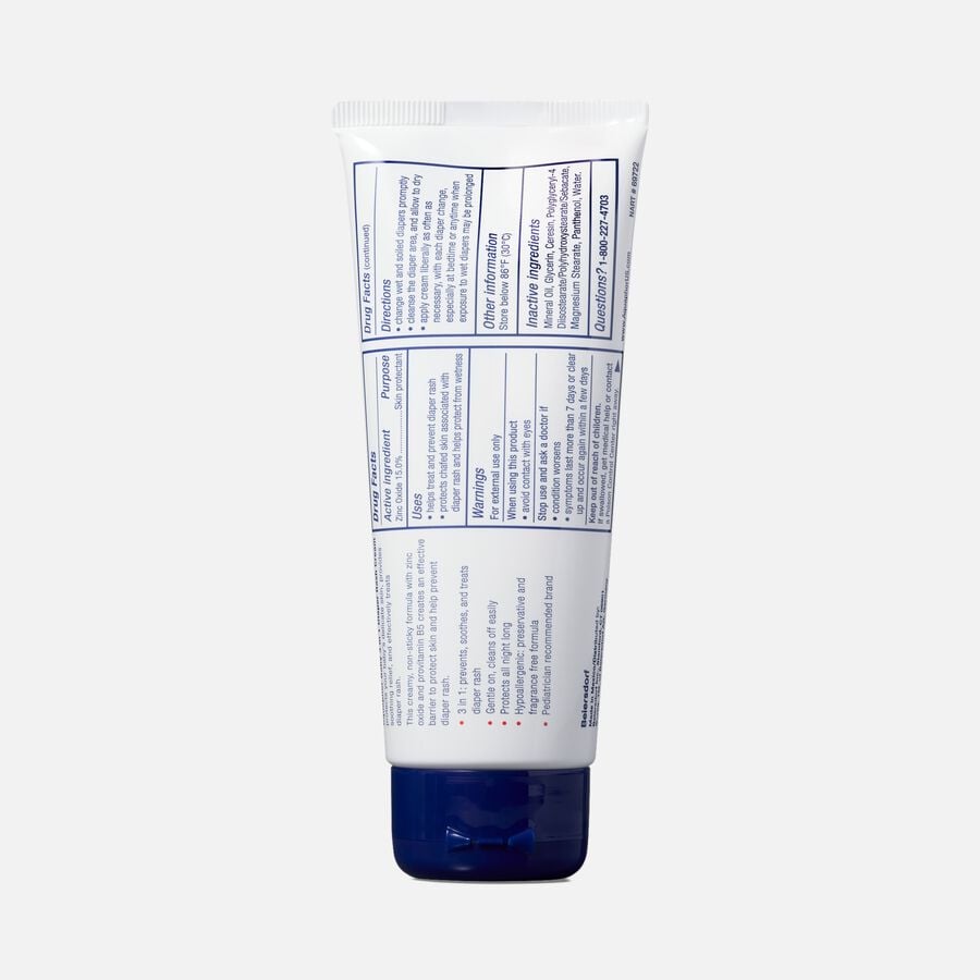 Aquaphor Baby 3-in-1 Diaper Rash Cream, 3.5 oz., , large image number 1