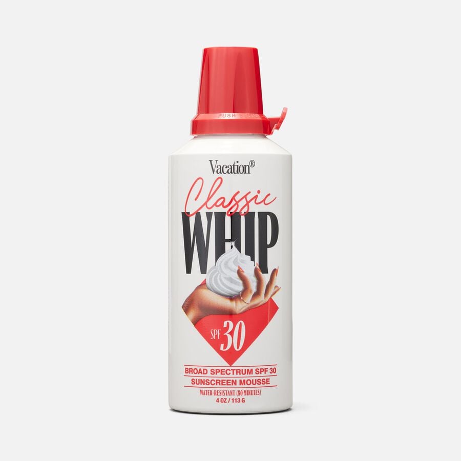 Vacation Classic Whip Sunscreen Mousse, SPF 30, 4 oz., , large image number 0