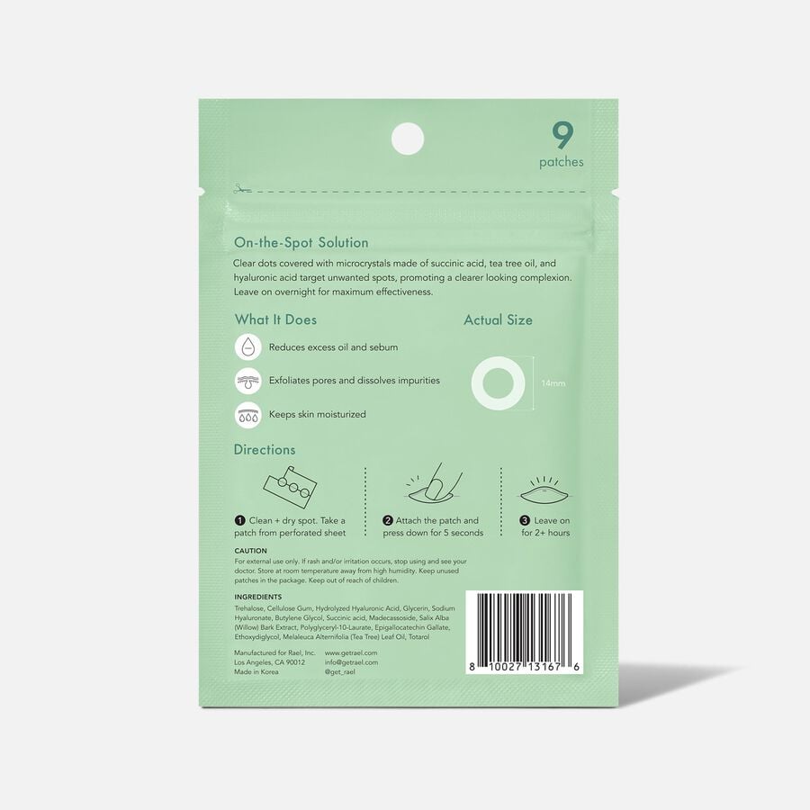 Rael Beauty Miracle Patch Microcrystal Spot Dot - 9 ct., , large image number 1