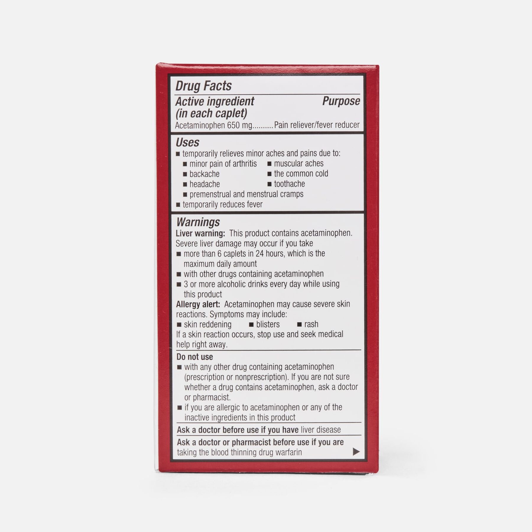 FSA Eligible Caring Mill 8 HR Arthritis Acetaminophen, 100 ct. FSA Store