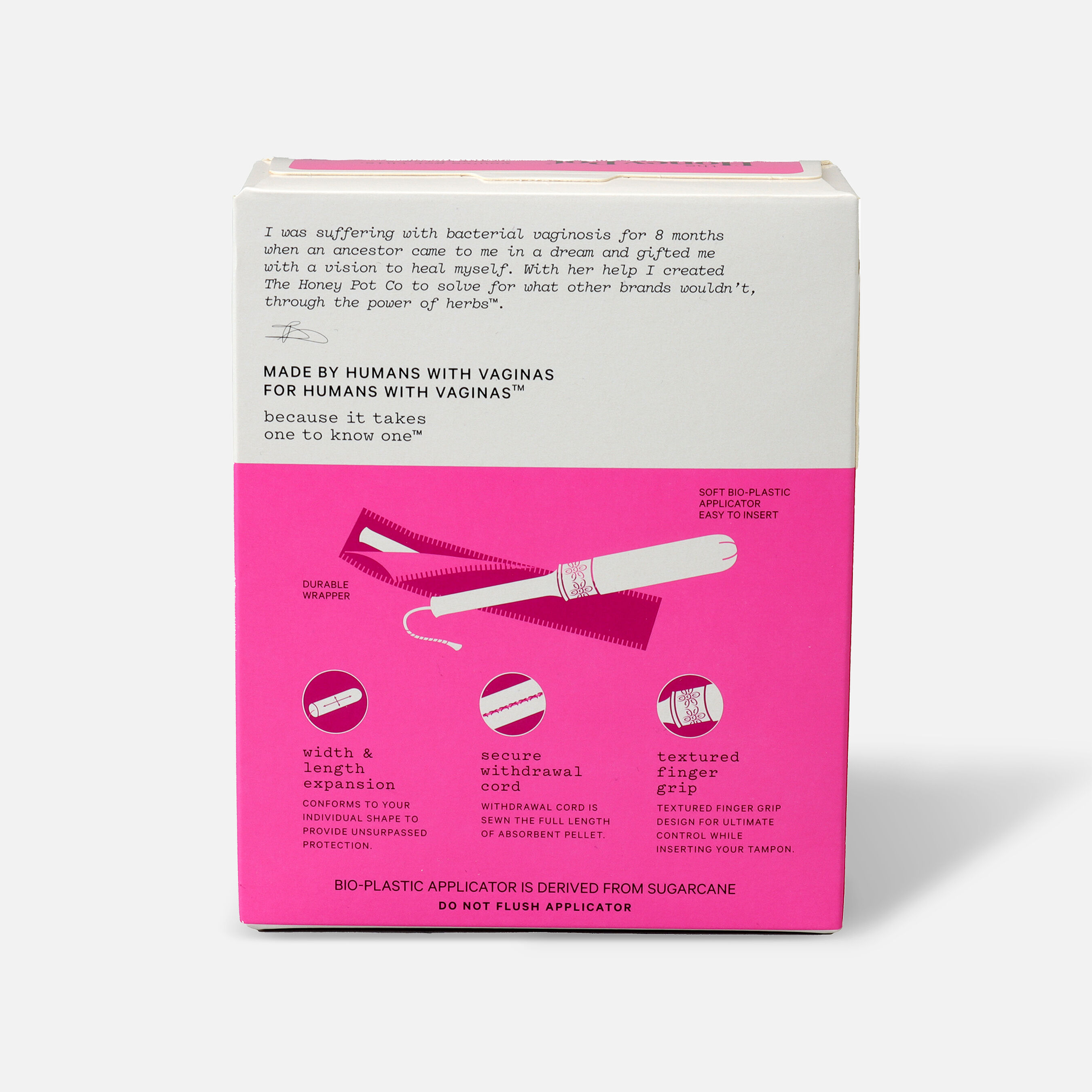 The Honey Pot Organic Tampons, 18ct