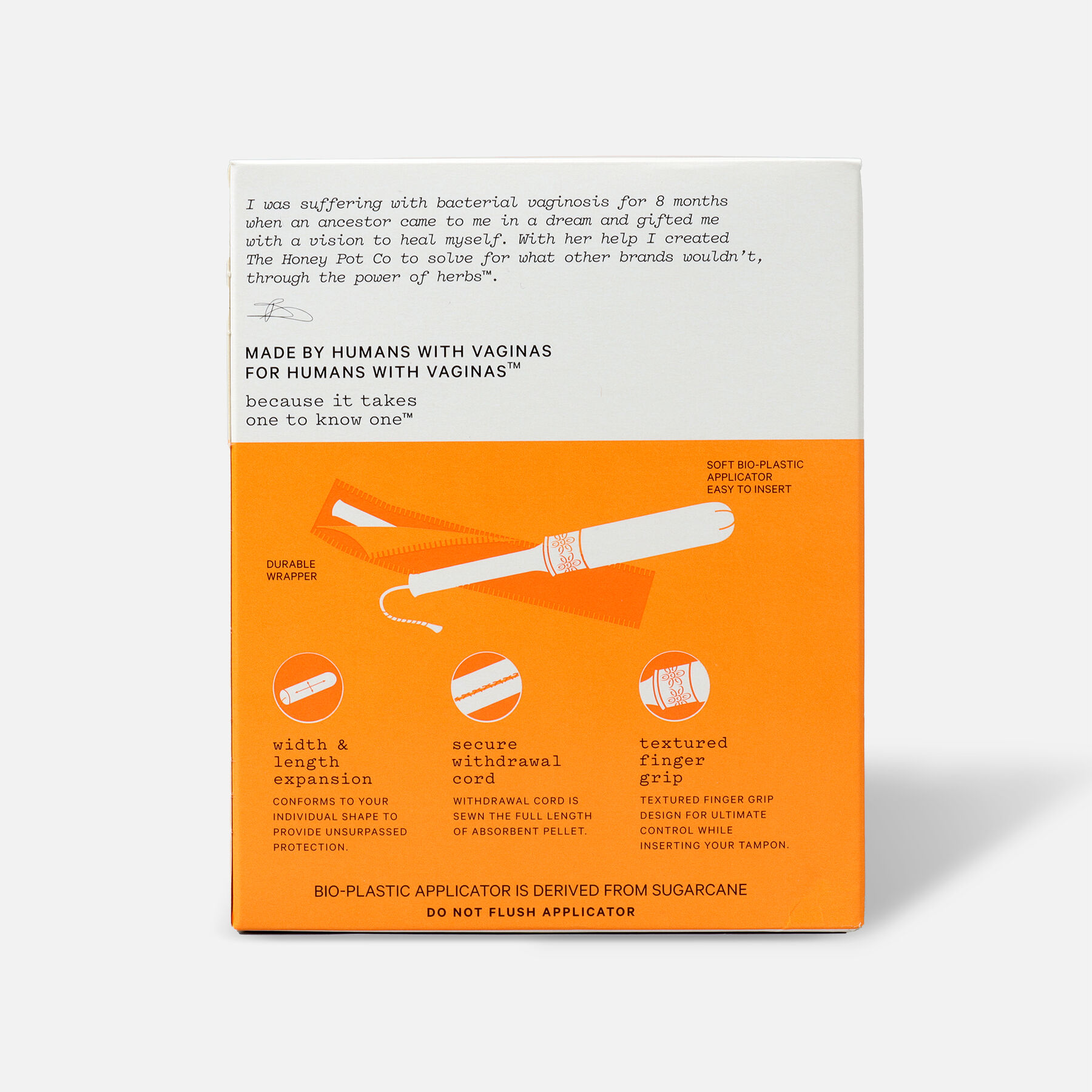 The Honey Pot Organic Tampons, 18ct