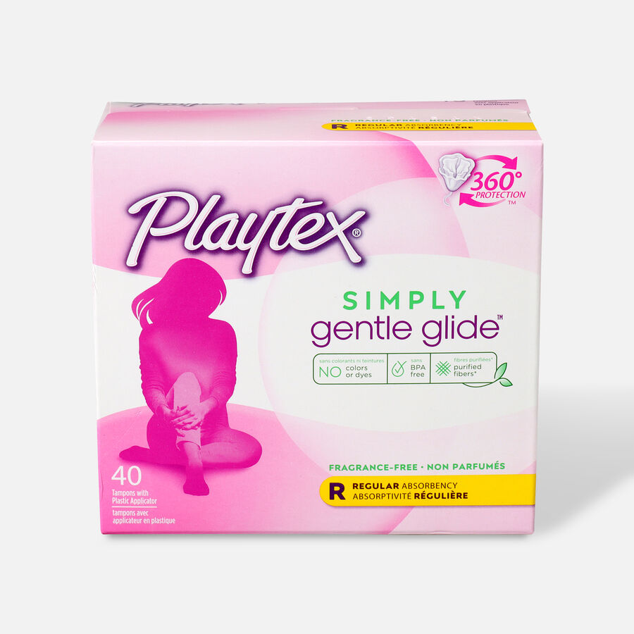 Playtex Gentle Glide Regular Tampons, , large image number 1