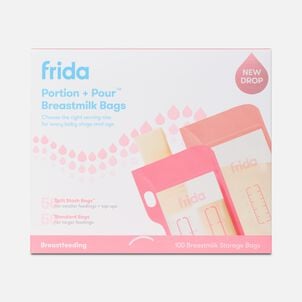 Frida Mom Portion + Pour Milk Bags, Variety Pack, 100 ct.