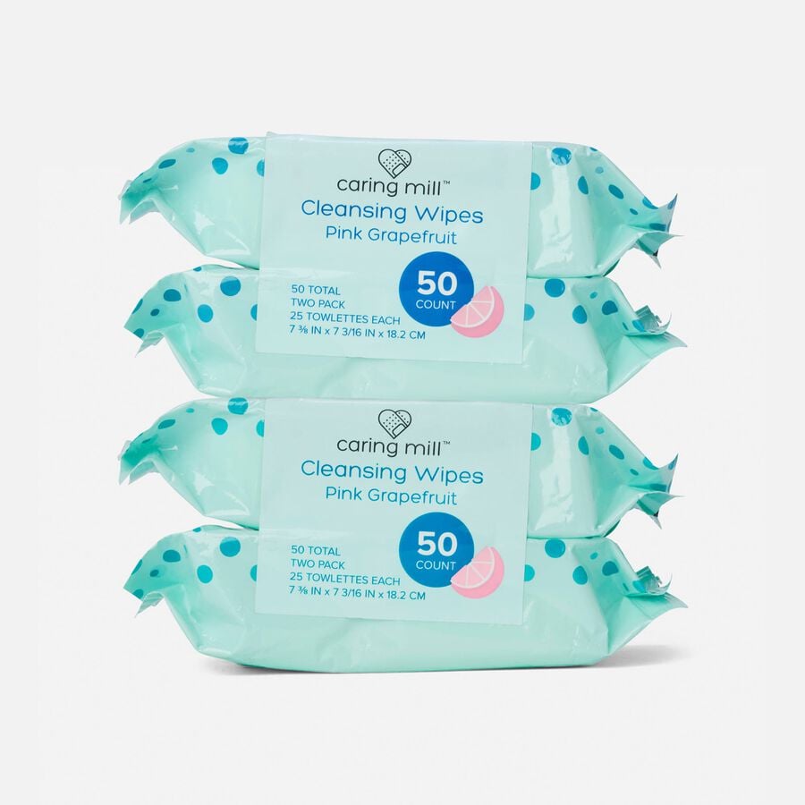 Caring Mill™ Acne Treatment Facial Cleansing Wipes 25 ct. (4-Pack), , large image number 0