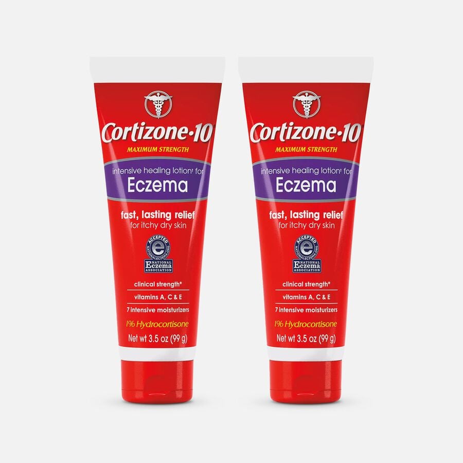 Cortizone 10 Intensive Healing Lotion, Eczema and Itchy, Dry Skin, 3.5 oz. (2-Pack), , large image number 0
