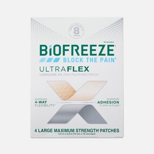 Biofreeze&reg; Ultraflex Maximum Strength Pain Relief Patches, 4 ct.