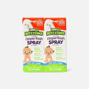 Boogie Bottoms No-Rub Diaper Rash Pump Spray, 1.7 oz. (2-Pack)