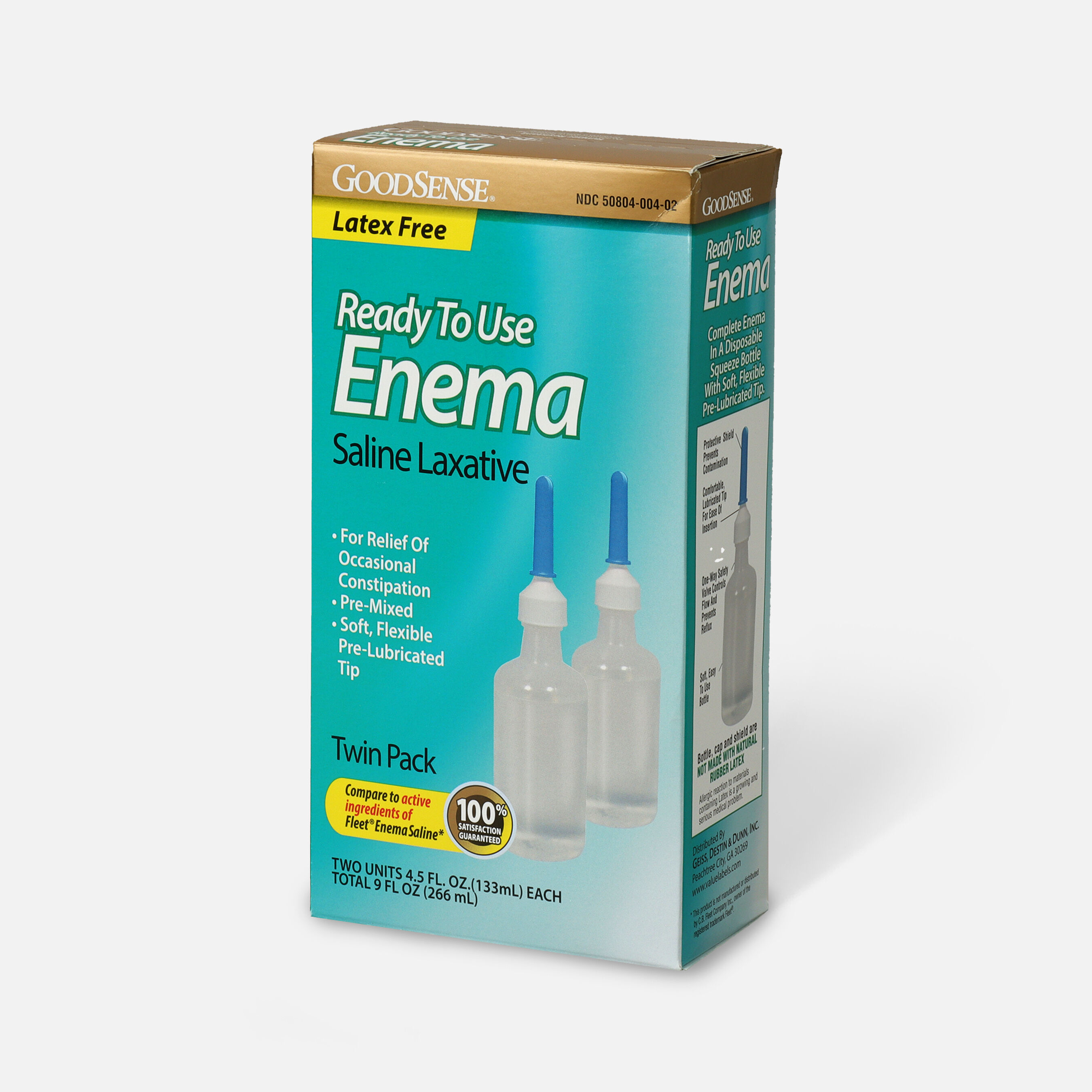 GoodSense® Ready To Use Enema Saline Laxative, 2 (4.5 fl oz units)