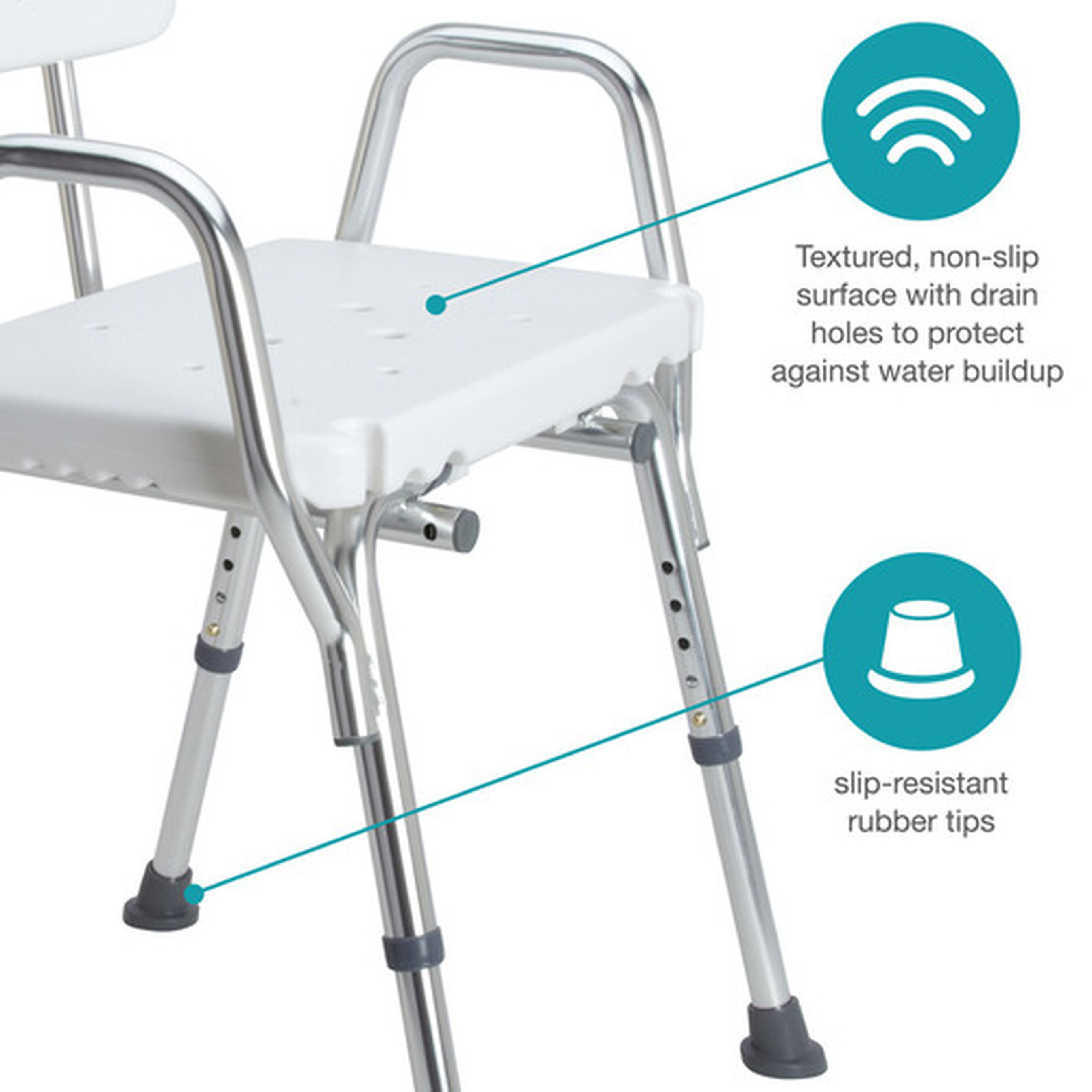 DMI® Heavy Duty Bath and Shower Chair