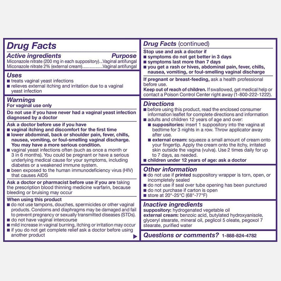 Vagistat 3-Day Vaginal Antifungal Treatment, , large image number 1