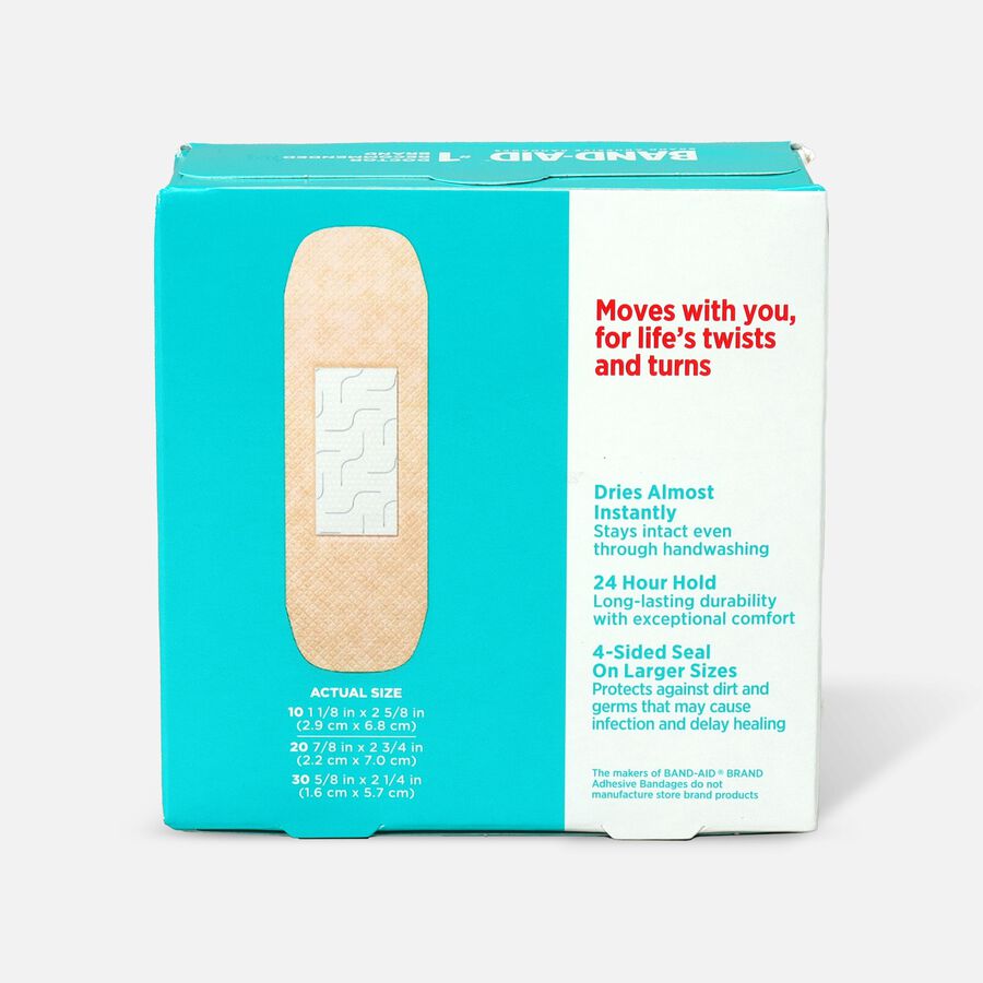 Band-Aid Skin-Flex Adhesive Bandages, Assorted Sizes, 60 ct., , large image number 1