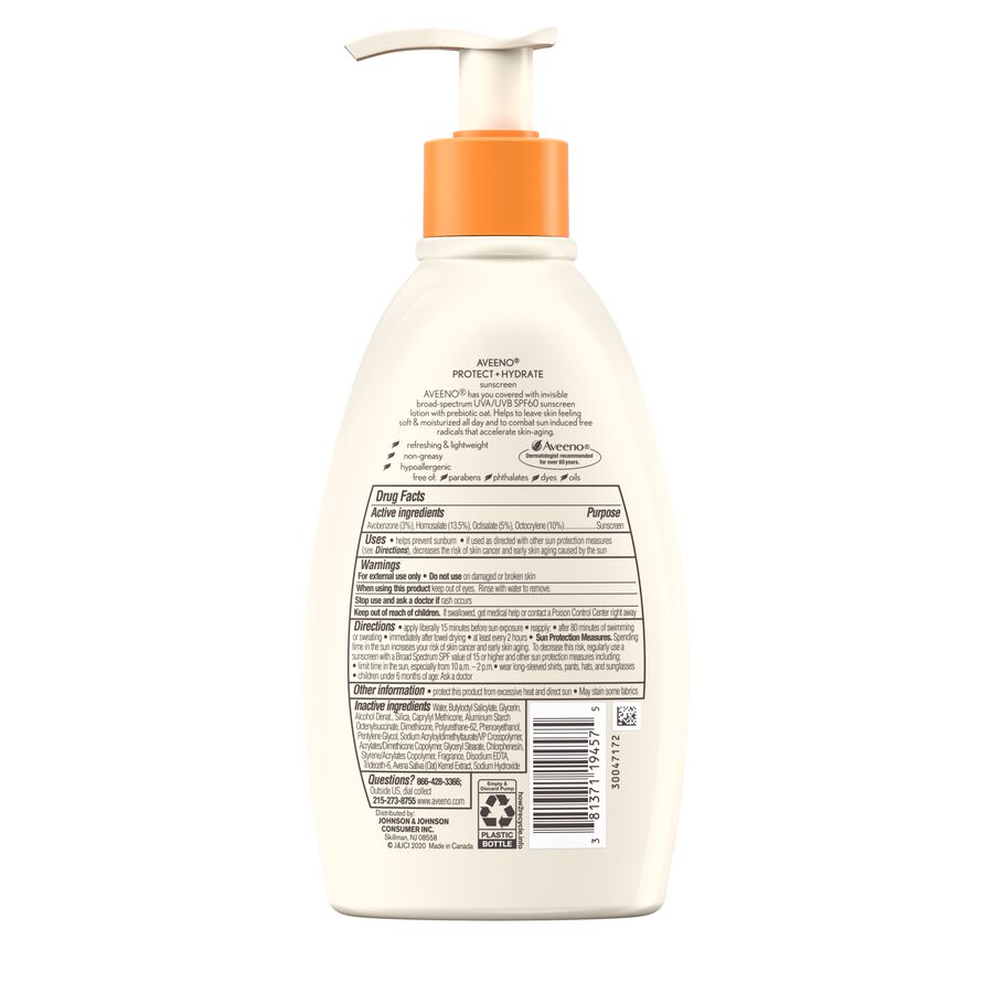 Aveeno Protect + Hydrate Body Lotion, SPF 60