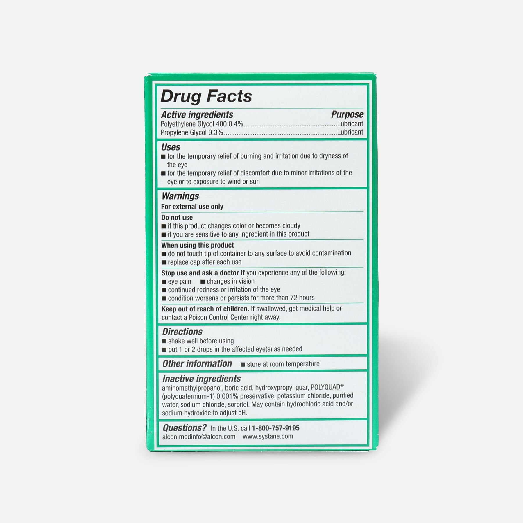 FSA Eligible Systane Ultra Lubricating Eye Drops, 10 mL, Twin Pack