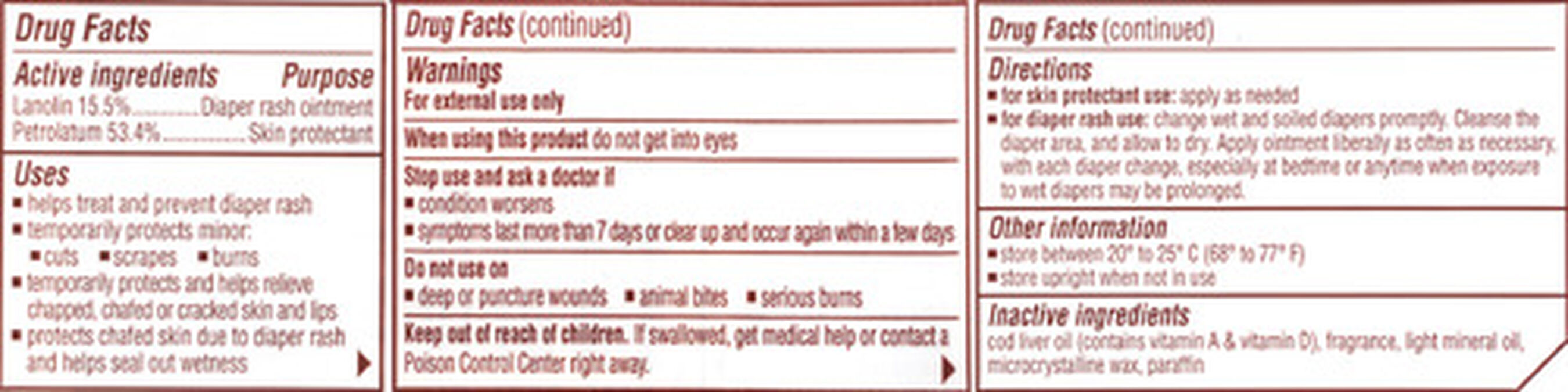 A+D Original Ointment, Diaper Rash and AllPurpose Skincare Formula, 1 lb