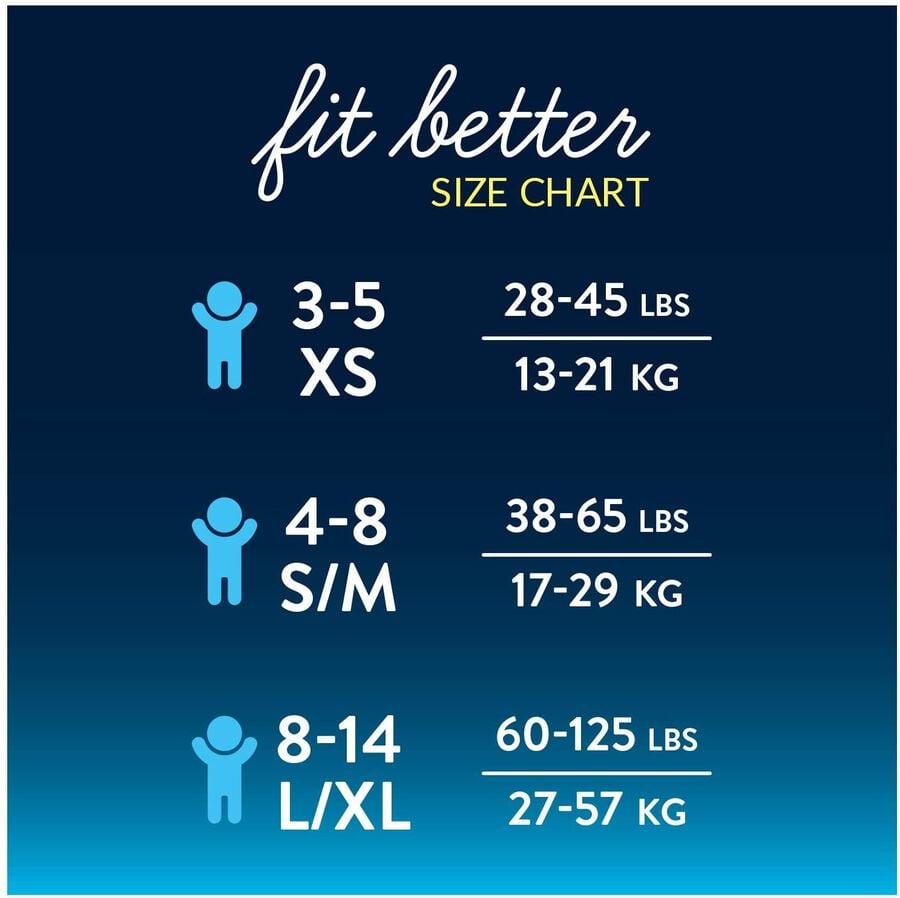 Goodnites Boys' Nighttime Bedwetting Underwear, Size S/M (43-68 lbs), 44 ct., , large image number 2