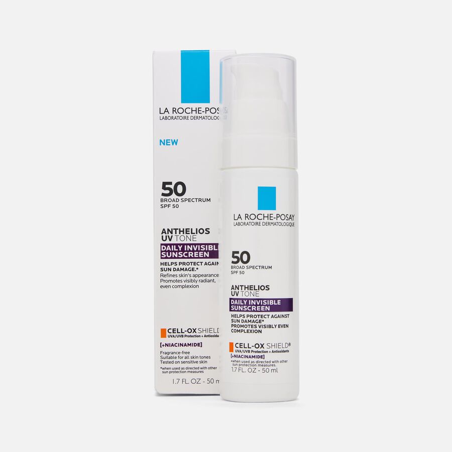 La Roche-Posay Anthelios UV Tone Daily Invisible Sunscreen, SPF 50, 1.7 fl oz., , large image number 0