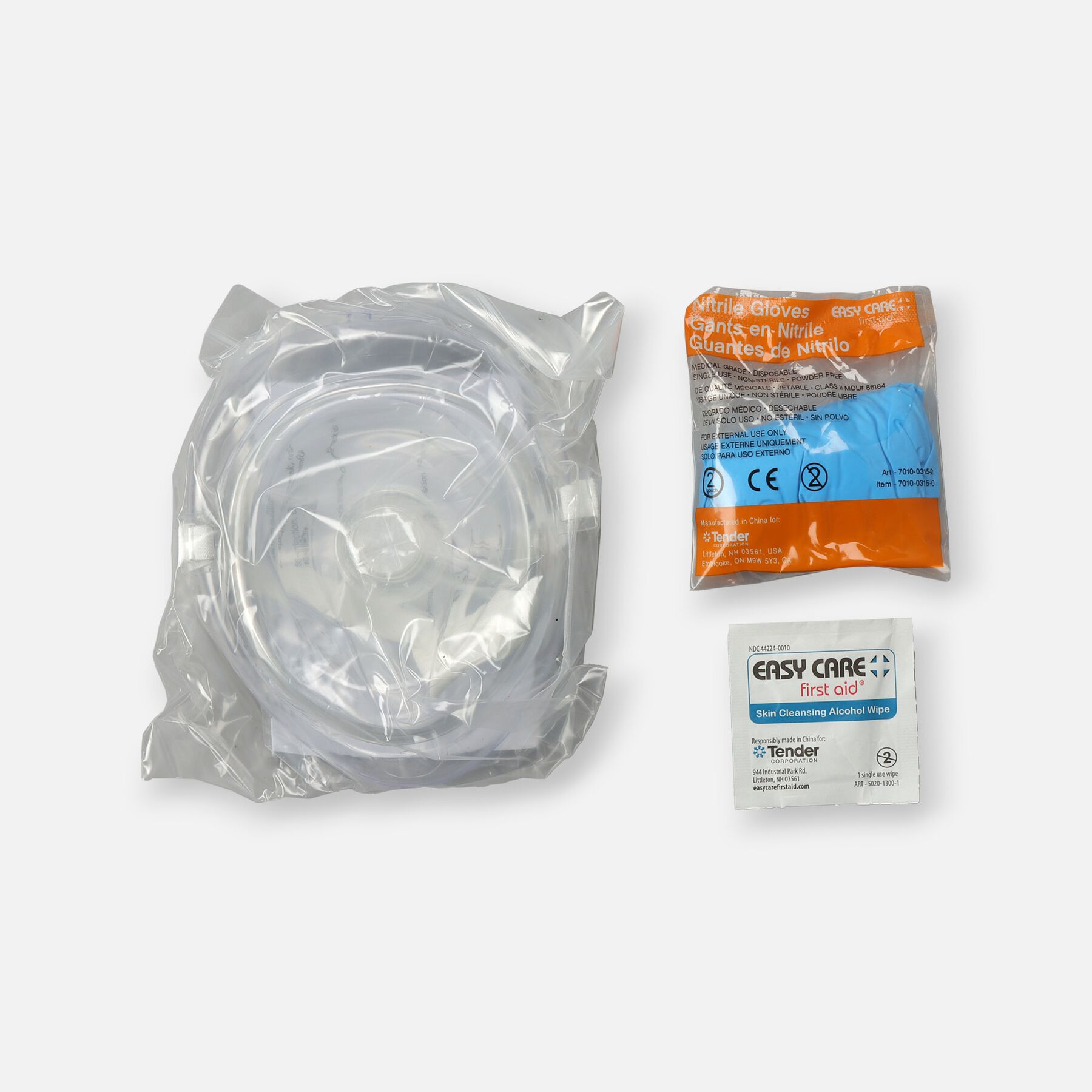 CPR Mask With One Way Valve 1ct