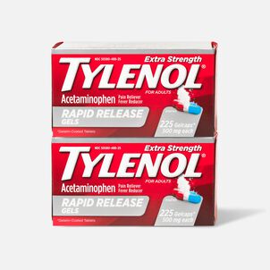 Tylenol Extra Strength Rapid Release Gels, 225 ct. (2-Pack)