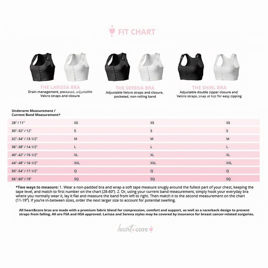heart&core Larissa Post-Surgical Bra, Black, , large image number 7