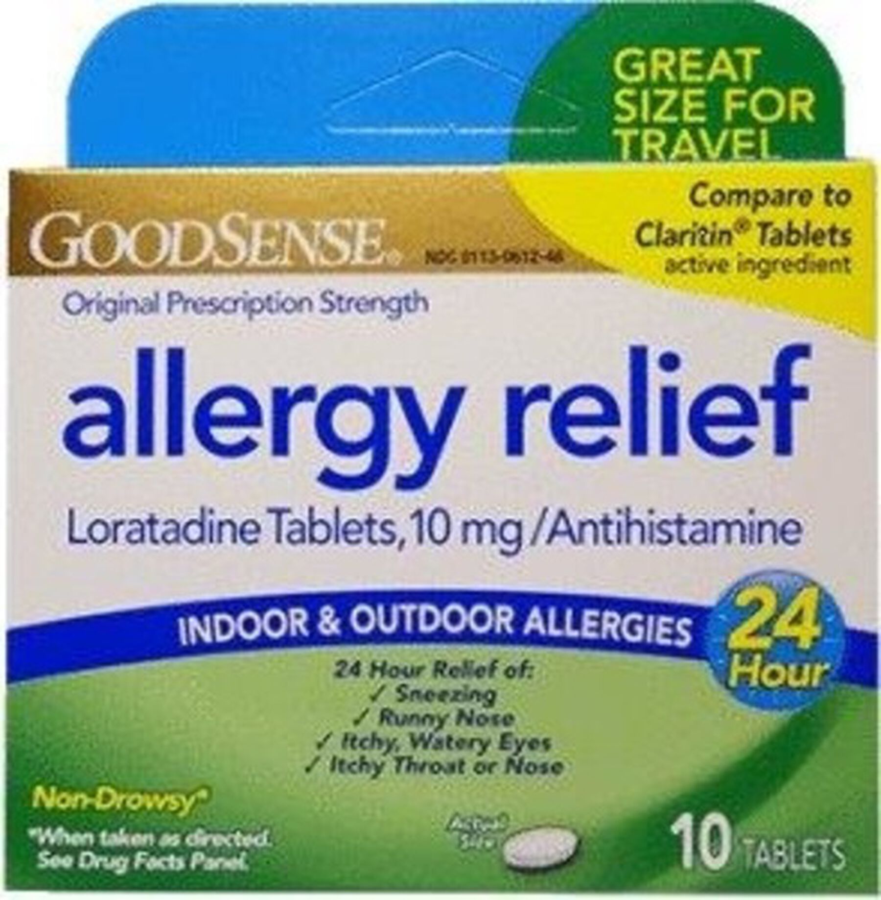 GoodSense® Allergy Relief Loratadine 10 MG 24 HR Tablets 10 ct