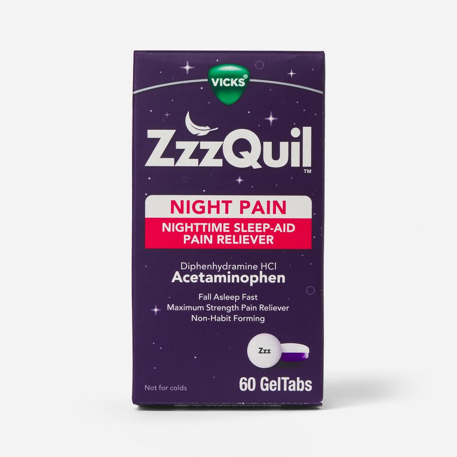 FSA Eligible Vicks ZzzQuil Pain GelCaps, 60 ct. FSA Store