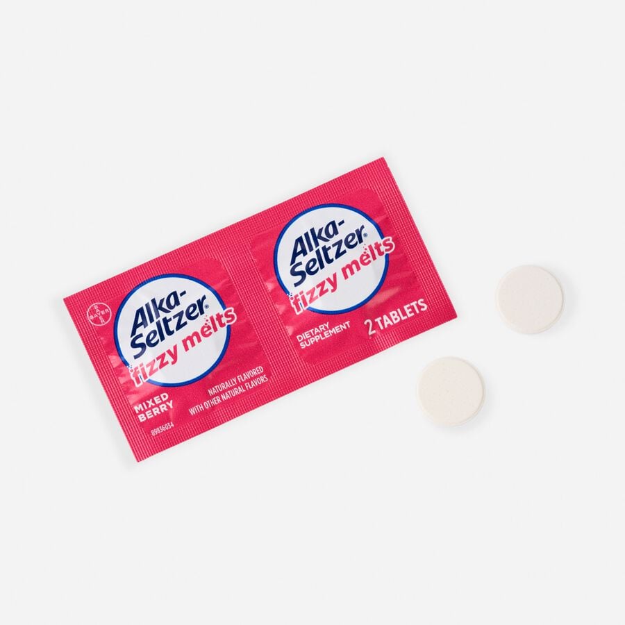 Alka-Seltzer&reg; Fizzy Melts Upset Stomach Relief, Mixed Berry, 16 ct., , large image number 3