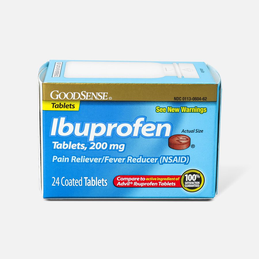 GoodSense® Ibuprofen Coated Tablets 200 mg, Pain Reliever & Fever Reducer, , large image number 0