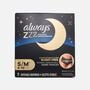 Always ZZZ Overnight Disposable Period Underwear, Small/Medium, 7 ct., , large image number 1