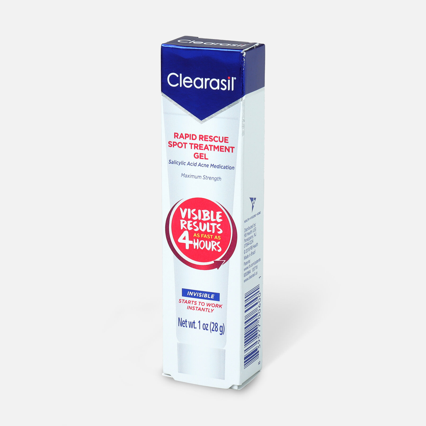 clearasil rapid rescue spot treatment gel